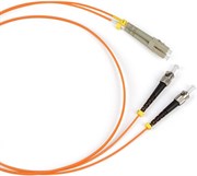 Hyperline FC-D2-62-LC/PR-ST/PR-H-3M-LSZH-OR (FC-62-ST-LC-PC-3M) Патч-корд волоконно-оптический (шнур) MM 62.5/125, LC-ST