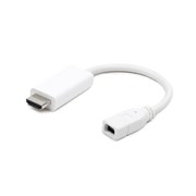 Переходник miniDisplayPort - HDMI , 20F/19M, длина 10см, белый (A-mDPF-HDMIM-001-W)